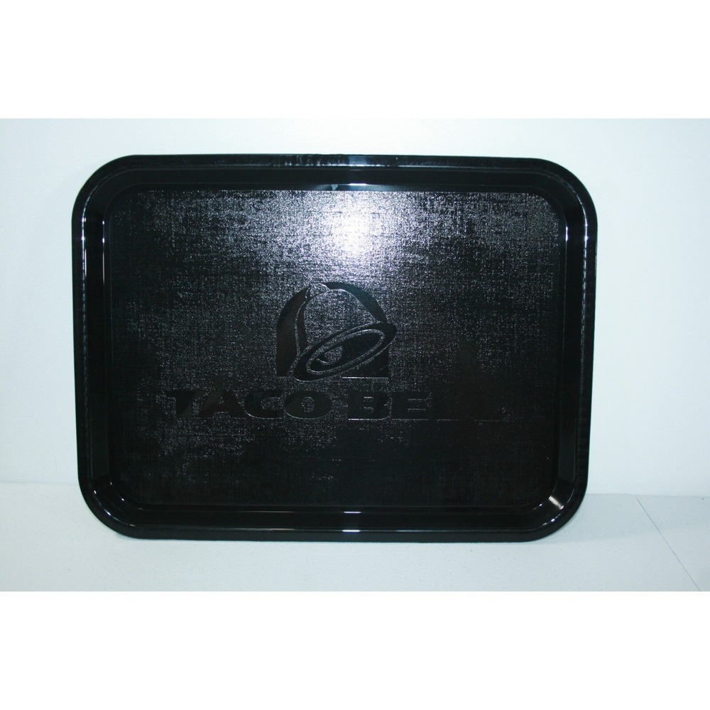 NEW‎ Taco Bell Black Serving Tray 16 " x 12"